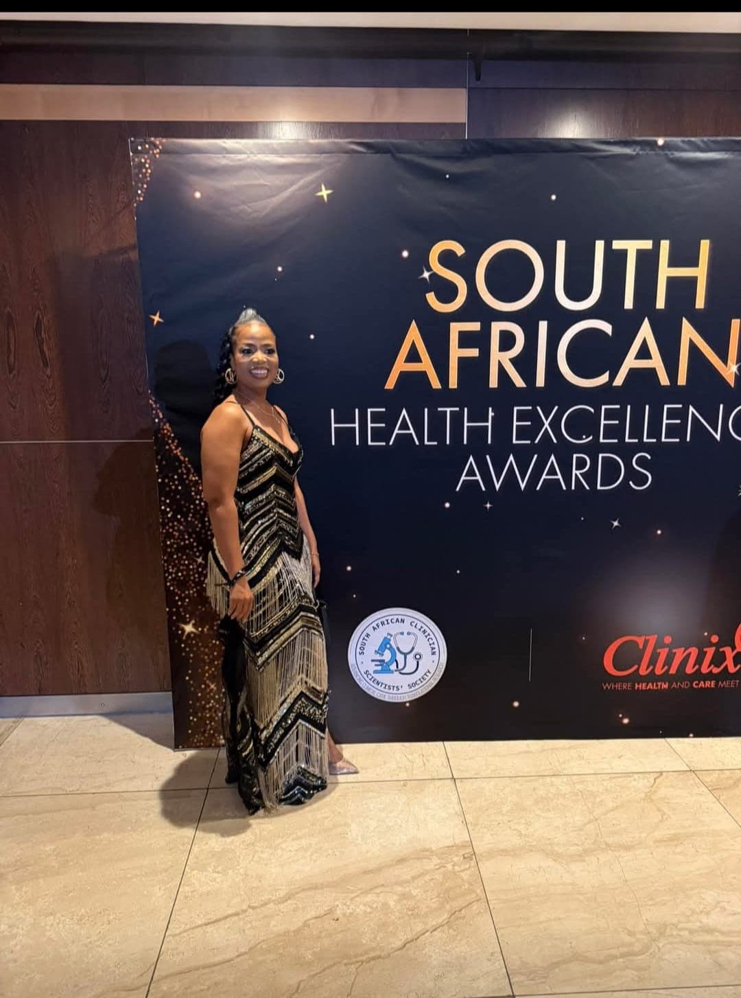 Dr. Lydia Maodi at South African Health Excellence Awards